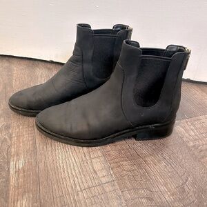 Cole Haan Black Reid WaterProof Ankle Bootie Chelsea Boot Size 7